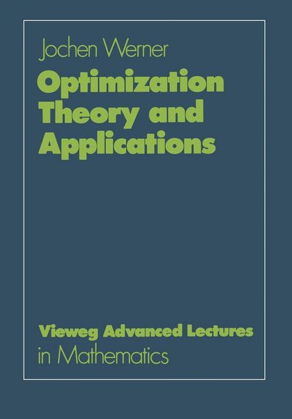 Produktbild: Optimization Theory and Applications