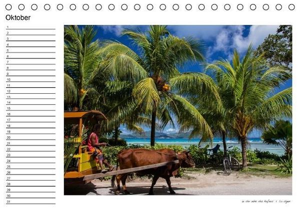 Produktbild: die seychellen - ganz nah am paradies (Tischkalender immerw&auml;hrend DIN A5 quer)