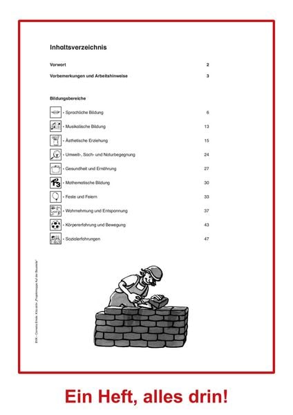 Produktbild: Kita aktiv Projektmappe Auf der Baustelle