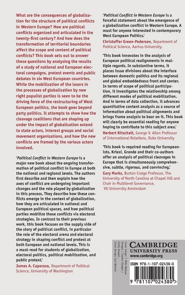 Produktbild: Political Conflict in Western Europe