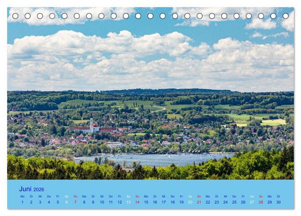 Produktbild: Ammersee-Ansichten (Tischkalender 2026 DIN A5 quer), CALVENDO Monatskalender