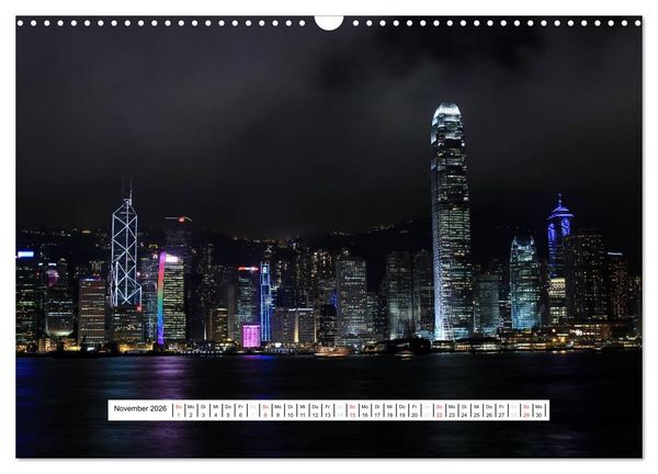 Produktbild: Hong Kong 2026 (Wandkalender 2026 DIN A3 quer), CALVENDO Monatskalender
