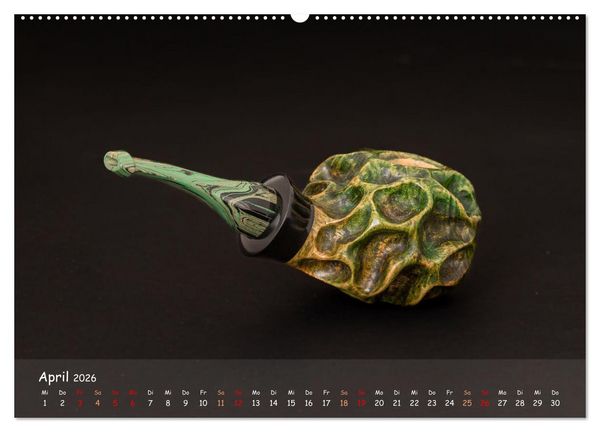 Produktbild: Pfeifenwelten (Wandkalender 2026 DIN A2 quer), CALVENDO Monatskalender