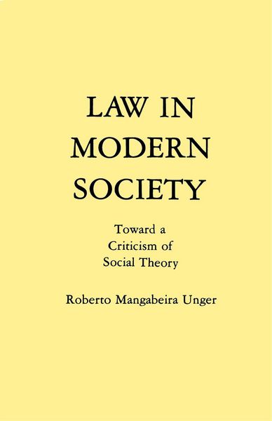 Produktbild: Law in Modern Society