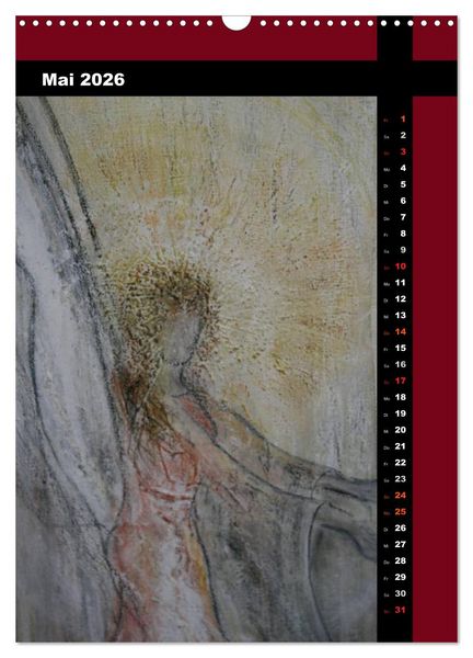 Produktbild: Farbenfrohe Engel (Wandkalender 2026 DIN A3 hoch), CALVENDO Monatskalender