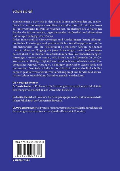 Produktbild: Schule als Fall