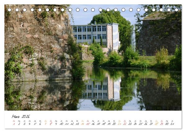 Produktbild: Saarlouis - Stadt des Sonnenk&ouml;nigs (Tischkalender 2026 DIN A5 quer), CALVENDO Monatskalender