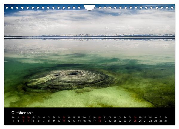 Produktbild: Traumziele in den USA. Der Yellowstone National Park (Wandkalender 2026 DIN A4 quer), CALVENDO Monatskalender