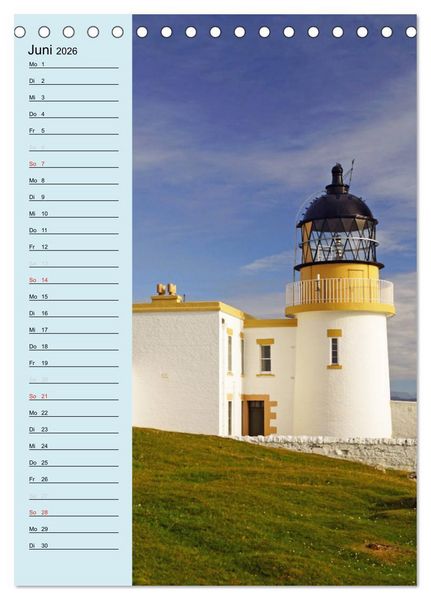 Produktbild: Leuchtt&uuml;rme - Geburtstagskalender (Tischkalender 2026 DIN A5 hoch), CALVENDO Monatskalender