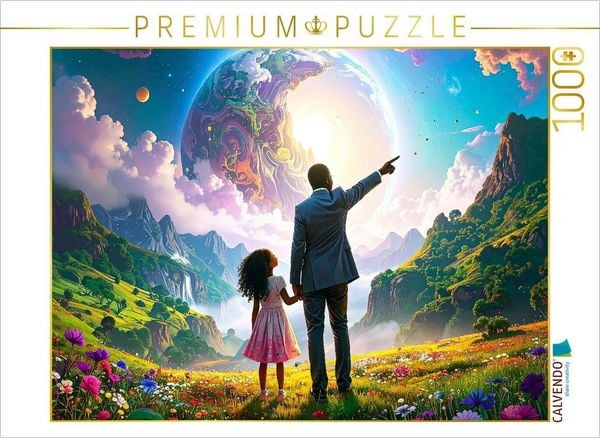 CALVENDO Puzzle Die Wiege des Staunens | 1000 Teile Lege-Größe 64x48cm Foto-Puzzle für glückliche Stunden
