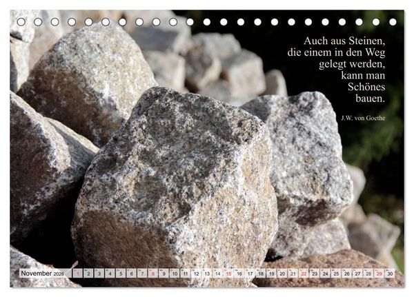 Produktbild: Weises (Tischkalender 2026 DIN A5 quer), CALVENDO Monatskalender