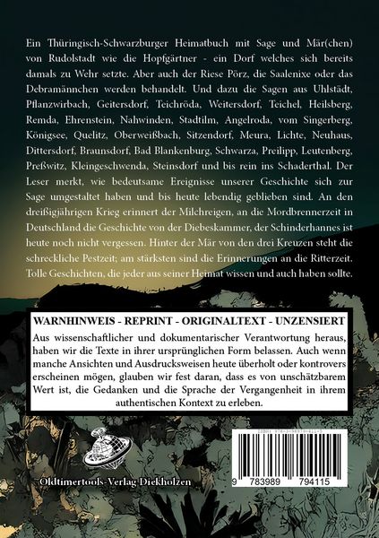 Produktbild: Th&uuml;ringer Sage und M&auml;r - Ein Schwarzburger & Th&uuml;ringer Heimatbuch sowie