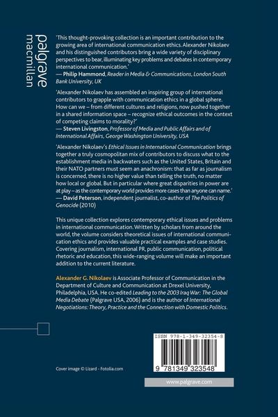 Produktbild: Ethical Issues in International Communication