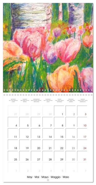 Produktbild: Calm moments in painted still lifes (Wall Calendar 2026 12 &times; 12 Inch) CALVENDO 12 Month Wall Calendar