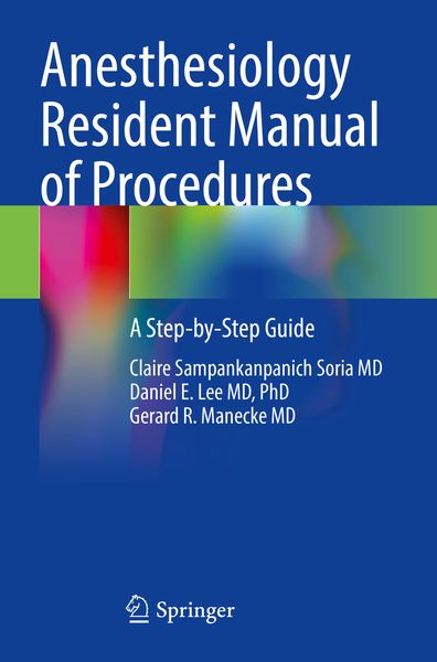 Produktbild: Anesthesiology Resident Manual of Procedures