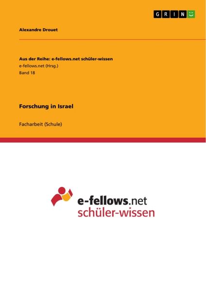 Produktbild: Forschung in Israel