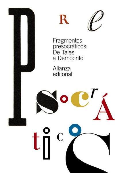 Produktbild: Fragmentos presocr&aacute;ticos : de Tales a Dem&oacute;crito