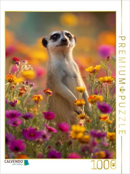Produktbild: CALVENDO Puzzle Blumen und gute Laune | 1000 Teile Lege-Gr&ouml;&szlig;e 64x48cm Foto-Puzzle f&uuml;r gl&uuml;ckliche Stunden