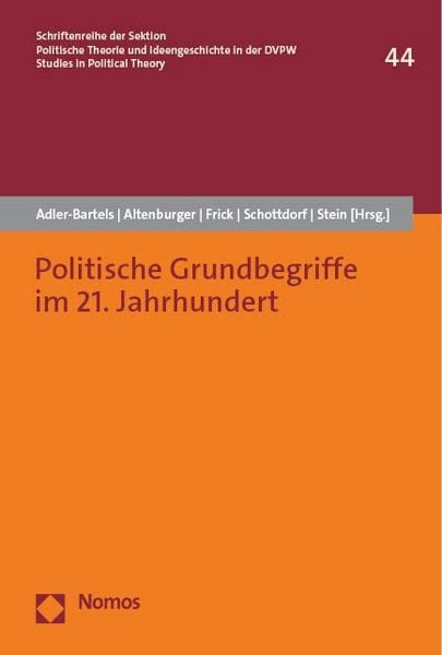Produktbild: Politische Grundbegriffe im 21. Jahrhundert