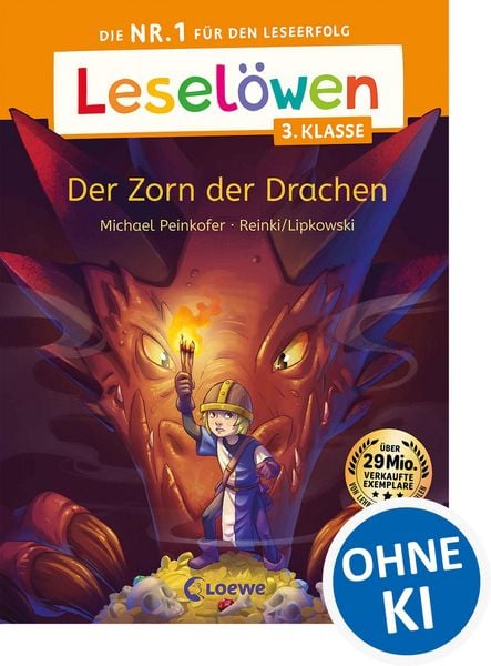 Produktbild: Lesel&ouml;wen 3. Klasse - Der Zorn der Drachen
