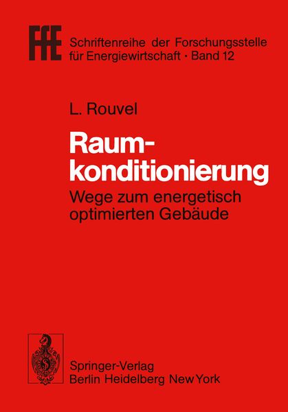 Raumkonditionierung, Taschenbuch von L. Rouvel, Springer Berlin, 9783540090489