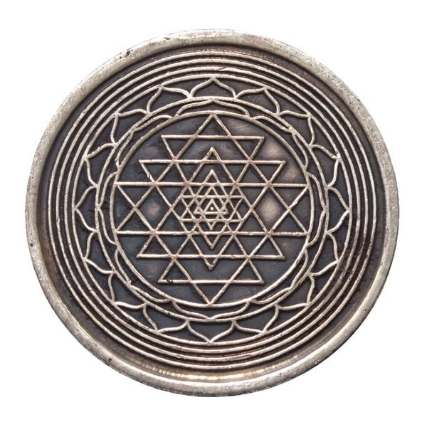 Produktbild: Gl&uuml;cksm&uuml;nze "Shri Yantra"