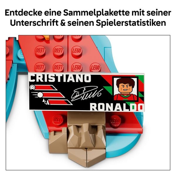 Produktbild: LEGO Editions 43012 Cristiano Ronaldo, Fu&szlig;ball-Highlights, Fu&szlig;ball-Deko; Bauset f&uuml;r Kinder