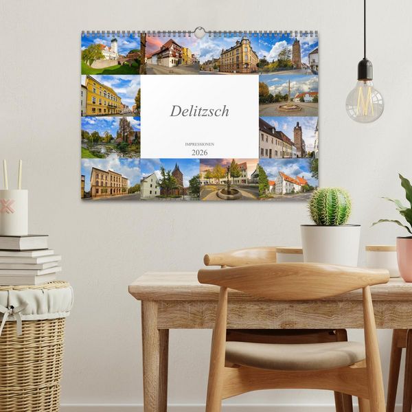 Produktbild: Delitzsch Impressionen (Wandkalender 2026 DIN A3 quer), CALVENDO Monatskalender