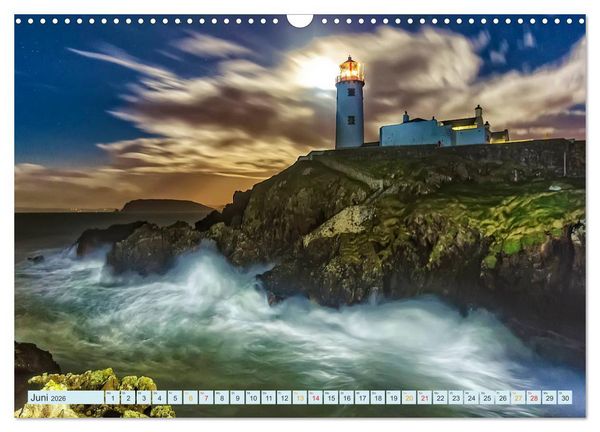 Produktbild: Leuchtt&uuml;rme - maritime Wegweiser (Wandkalender 2026 DIN A3 quer), CALVENDO Monatskalender