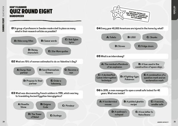 Produktbild: Sounds Fishy Quiz Book