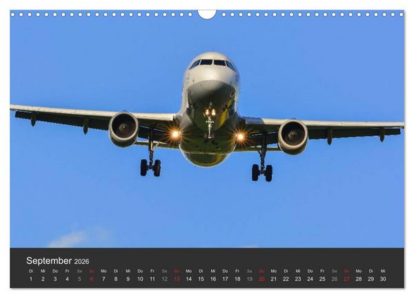 Produktbild: Verkehrsflugzeuge (Wandkalender 2026 DIN A3 quer), CALVENDO Monatskalender