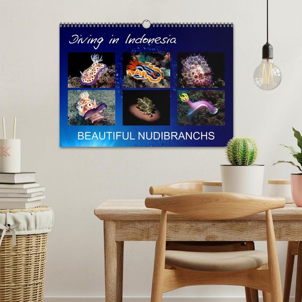 Produktbild: Diving in Indonesia - BEAUTIFUL NUDIBRANCHS (Wall Calendar 2026 DIN A3 landscape), CALVENDO 12 Month Wall Calendar
