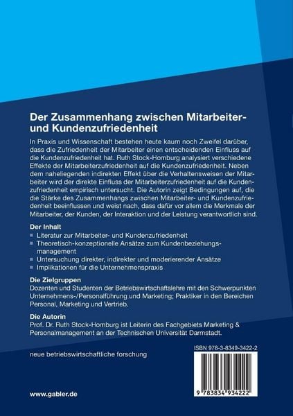 Produktbild: Der Zusammenhang zwischen Mitarbeiter- und Kundenzufriedenheit