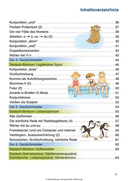 Das Übungsheft Deutsch 4