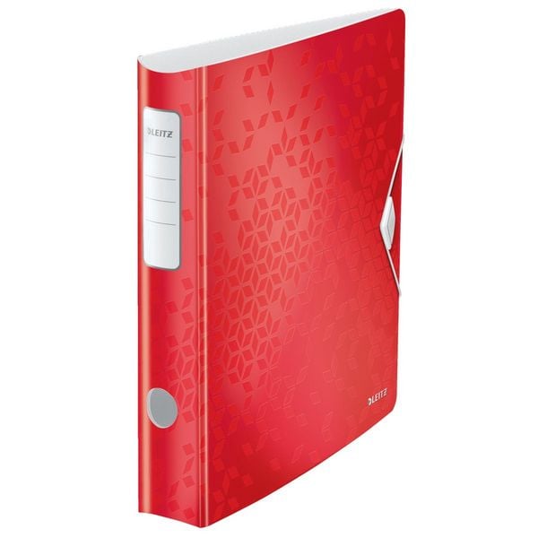 Produktbild: Leitz Ordner DIN A4 R&uuml;ckenbreite: 65mm Rot 2 B&uuml;gel 11070026