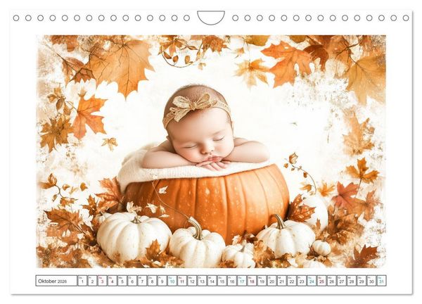 Produktbild: Babyzauber (Wandkalender 2026 DIN A4 quer), CALVENDO Monatskalender