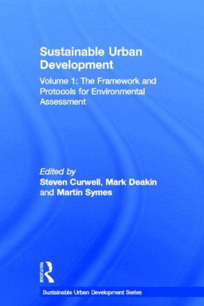 Produktbild: Sustainable Urban Development Volume 1