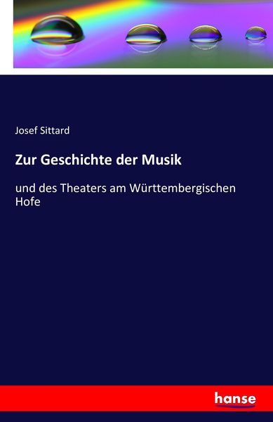 Produktbild: Zur Geschichte der Musik