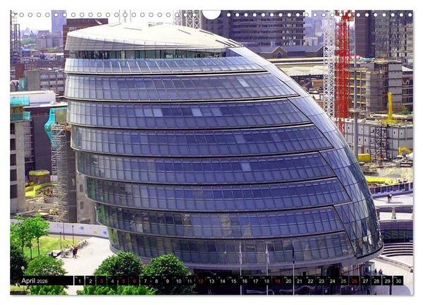 Produktbild: London &bull; Impressionen (Wandkalender 2026 DIN A3 quer), CALVENDO Monatskalender