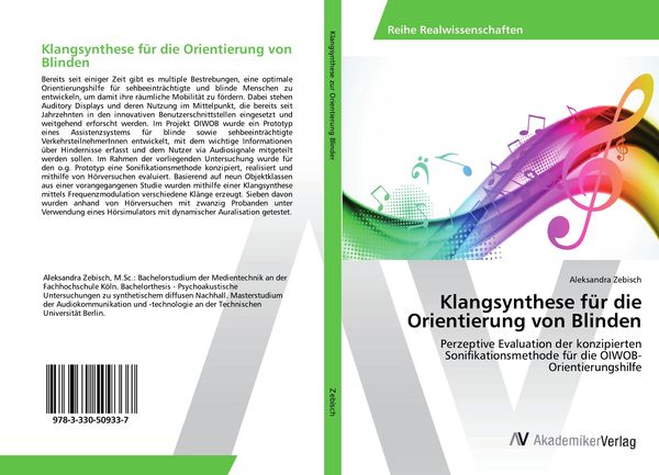 Produktbild: Klangsynthese f&uuml;r die Orientierung von Blinden