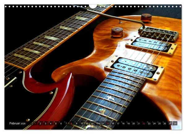 Produktbild: Gitarren Snapshots (Wandkalender 2026 DIN A3 quer), CALVENDO Monatskalender