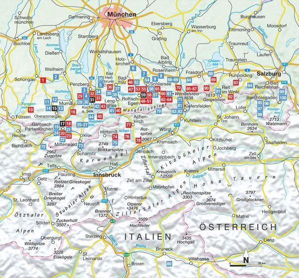 Produktbild: 100 Bergtouren f&uuml;r Langschl&auml;fer Bayerische Voralpen
