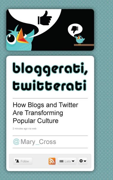 Produktbild: Bloggerati, Twitterati