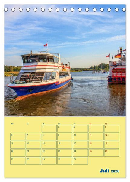 Produktbild: Sehnsuchtsort Fischland-Dar&szlig;-Zingst (Tischkalender 2026 DIN A5 hoch), CALVENDO Monatskalender