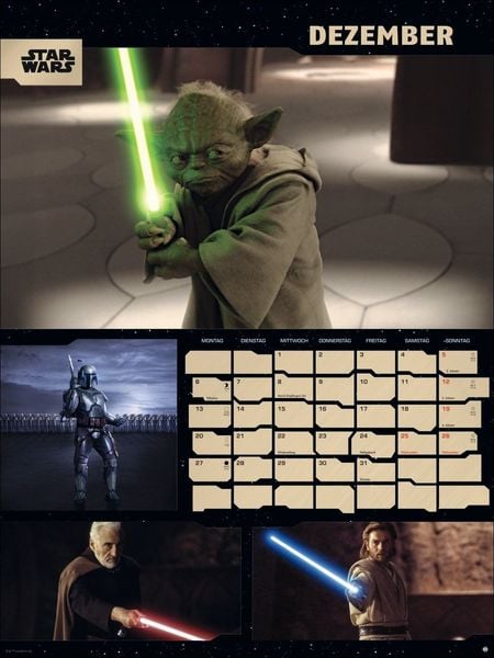 Produktbild: Star Wars Broschur XL Kalender 2027