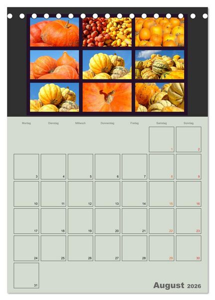 Produktbild: Food (Tischkalender 2026 DIN A5 hoch), CALVENDO Monatskalender