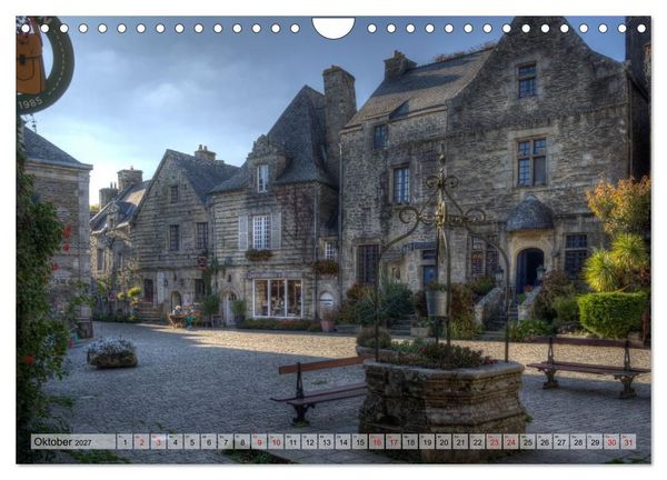 Produktbild: Rochefort-en-Terre, das Reiseziel in der Bretagne (Wandkalender 2027 DIN A4 quer), CALVENDO Monatskalender