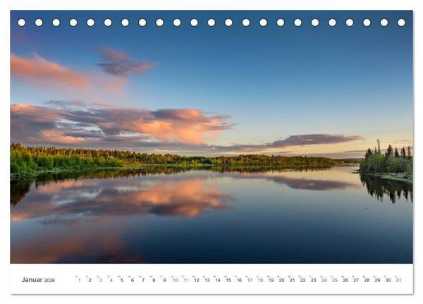 Produktbild: Nordland &ndash; Die Weite Skandinaviens (Tischkalender 2026 DIN A5 quer), CALVENDO Monatskalender