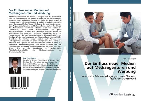 Produktbild: Der Einfluss neuer Medien auf Mediaagenturen und Werbung