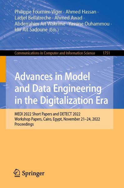 Produktbild: Advances in Model and Data Engineering in the Digitalization Era